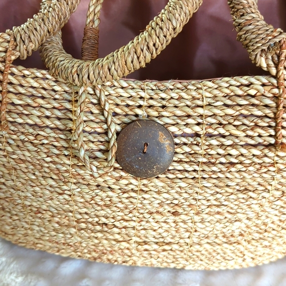 HANDWOVEN Caribbean Beach Tote ~ 🌴 ⛱️ 🛥⛵️ - Picture 16 of 16
